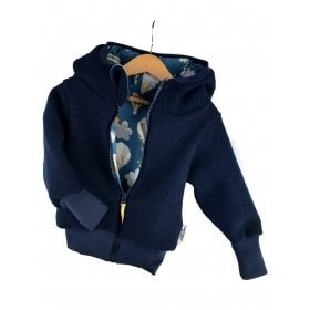 Walkjacke blau mit Heissluftballon blau