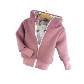 Walkjacke altrosa mit Superhero Unicorn