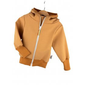 Softshelljacke senfgelb meliert