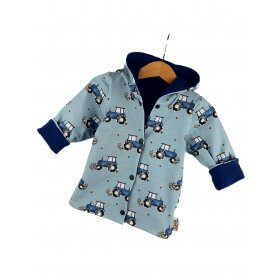 Wendejacke Traktoren blau