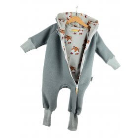 Walkoverall mint mit Fuchsi pistazie