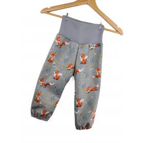 Softshellhose Fuchsi grau