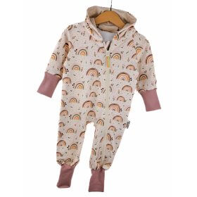 Sweatoverall Regenbogenliebe rosa