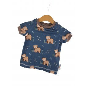 T-Shirt Bären dunkelblau