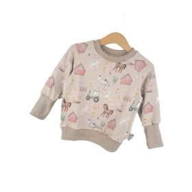 Pullover Bauernhof sand