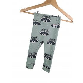 Leggings Waschbär mint