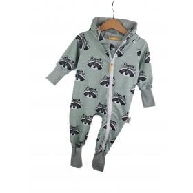 Sweatoverall Waschbär mint