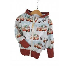 Sweatjacke Weihnachtsbus