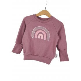 Pullover Regenbogen altrosa