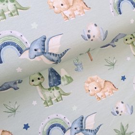 Sweatoverall Dinoland mint
