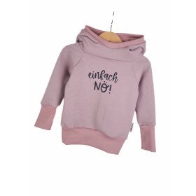 Hoodie Einfach Nö altrosa