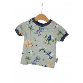 T-Shirt Dinoland mint