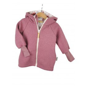 Walkjacke altrosa mit Blumenmeer