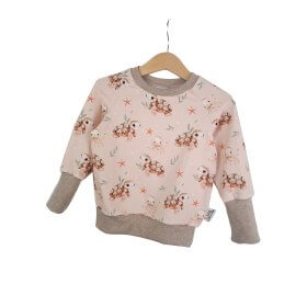 Pullover Unterwasserwelt sand