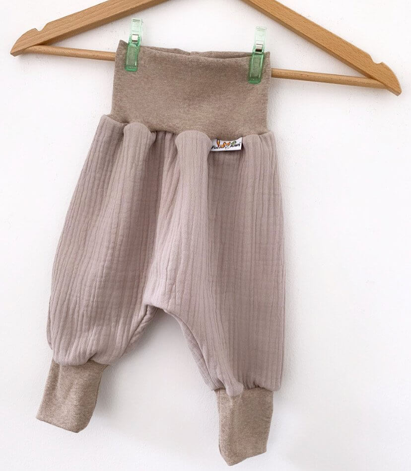 Pumphose Musselin beige 50-62