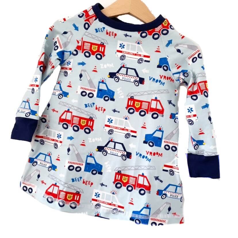 Langarmkleid Rettungsfahrzeuge