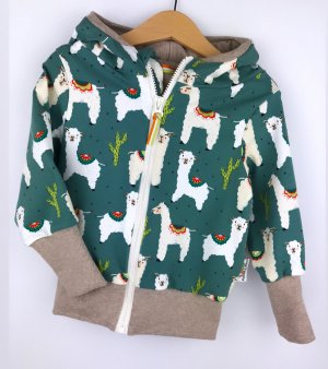 Sweatjacke Lama petrol 134/140