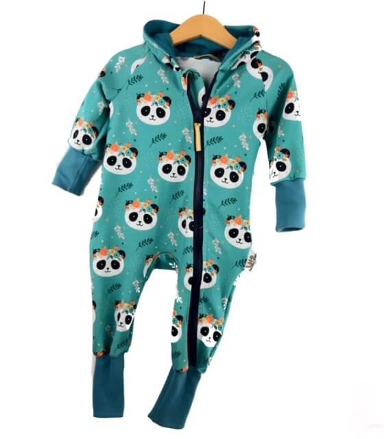 Sweatoverall Panda petrol
