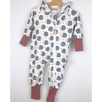 Sweatoverall Igelliebe 62/68 gefüttert mit Fleece