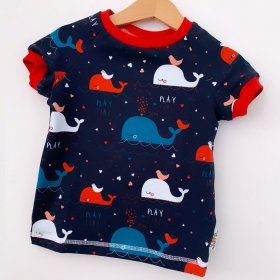 T-Shirt Wale bunt