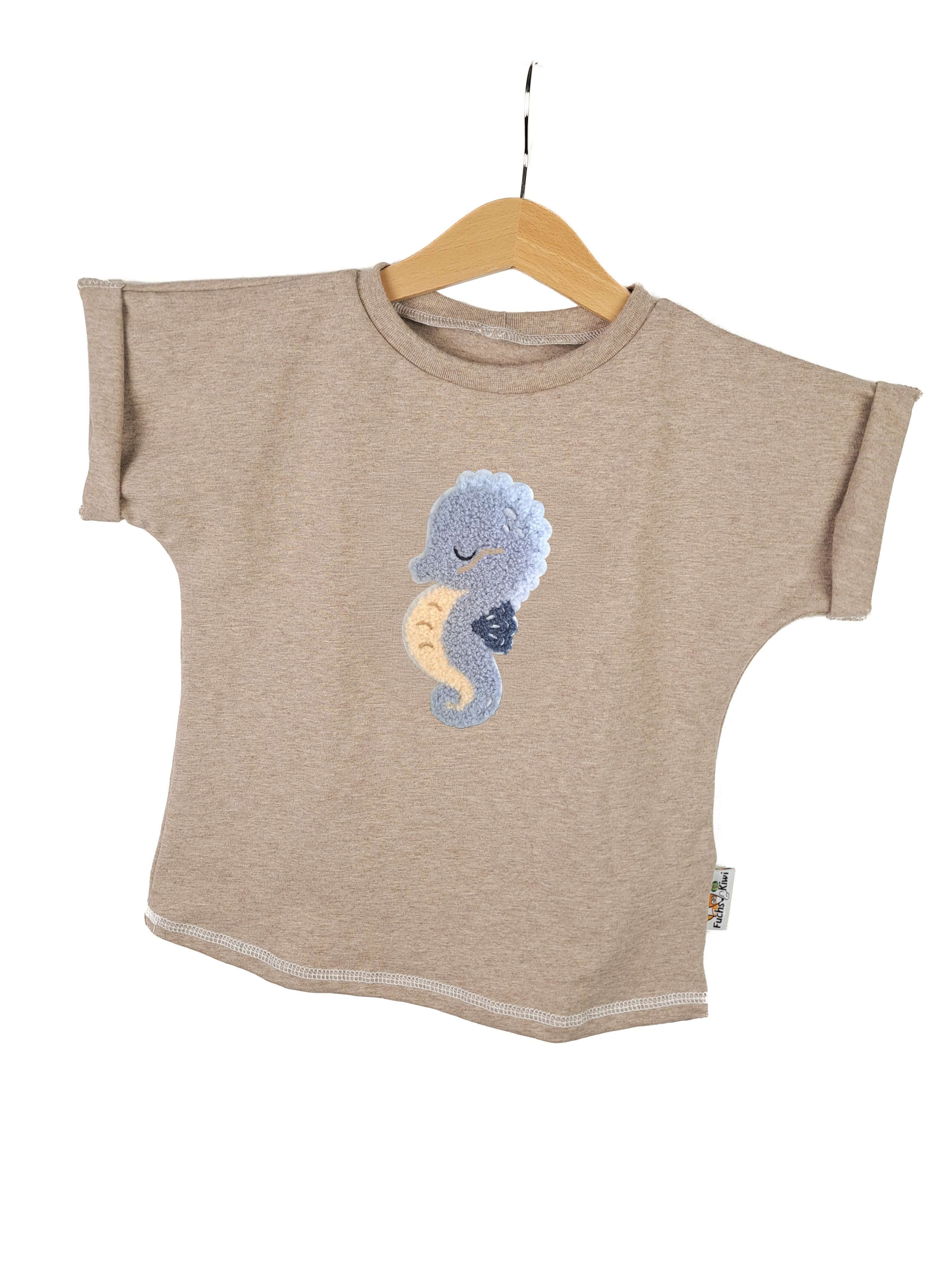 Shirty Seepferdchen-Patch sand