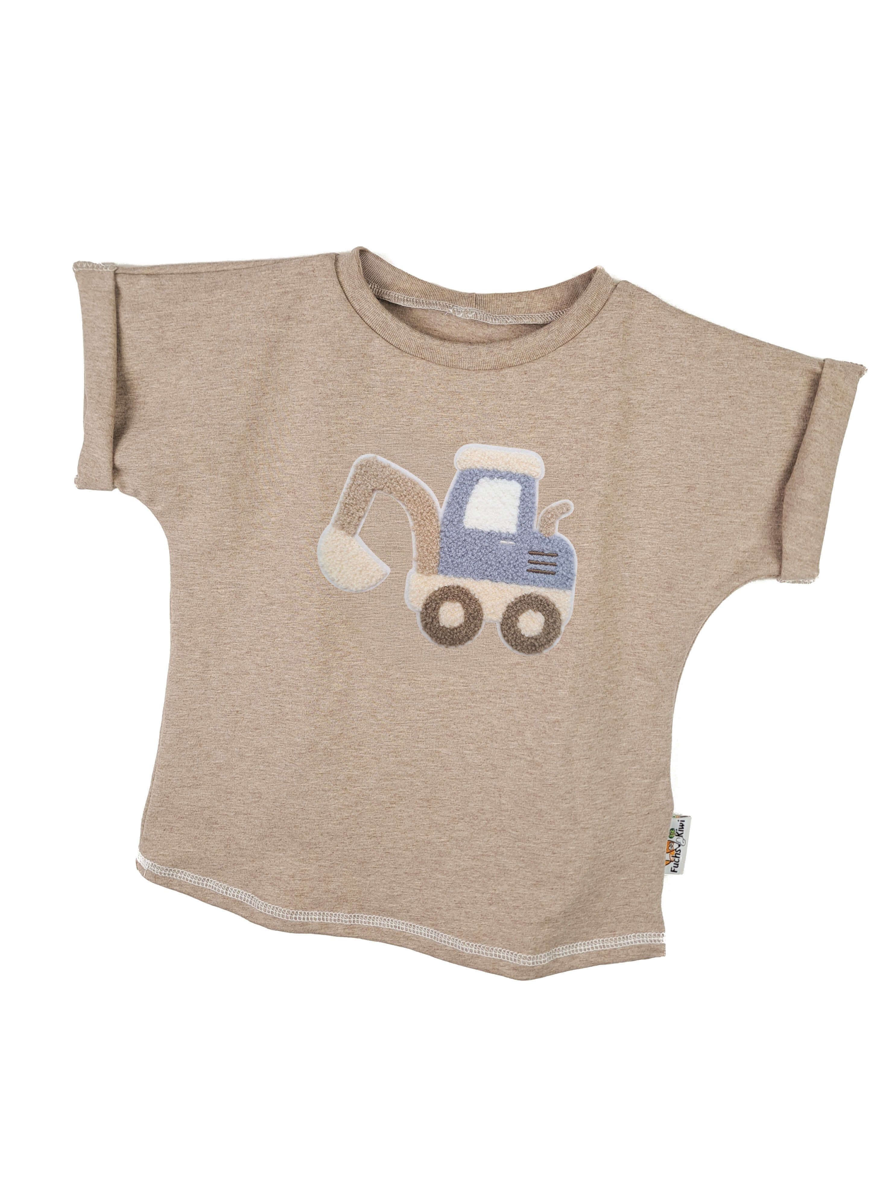 Shirty Bagger blau-Patch sand