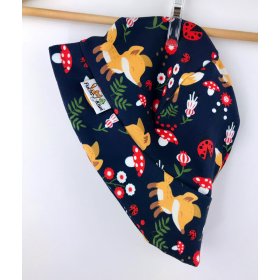 Sommermütze Fuchsbaby blau
