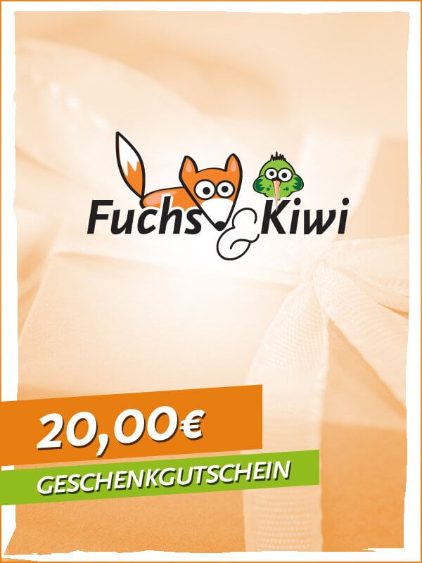 Gutschein 20 € - Fuchs & Kiwi