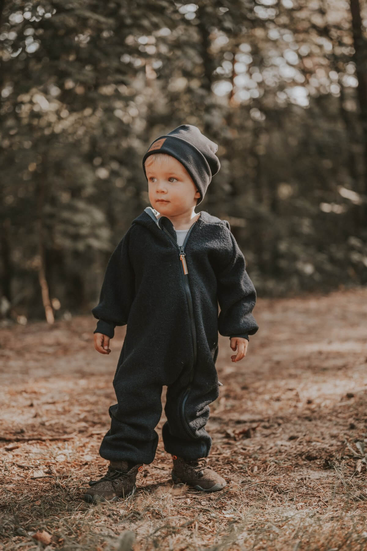 Walkoverall blau mit Baustelle blau
