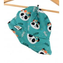 Sommermütze Panda petrol
