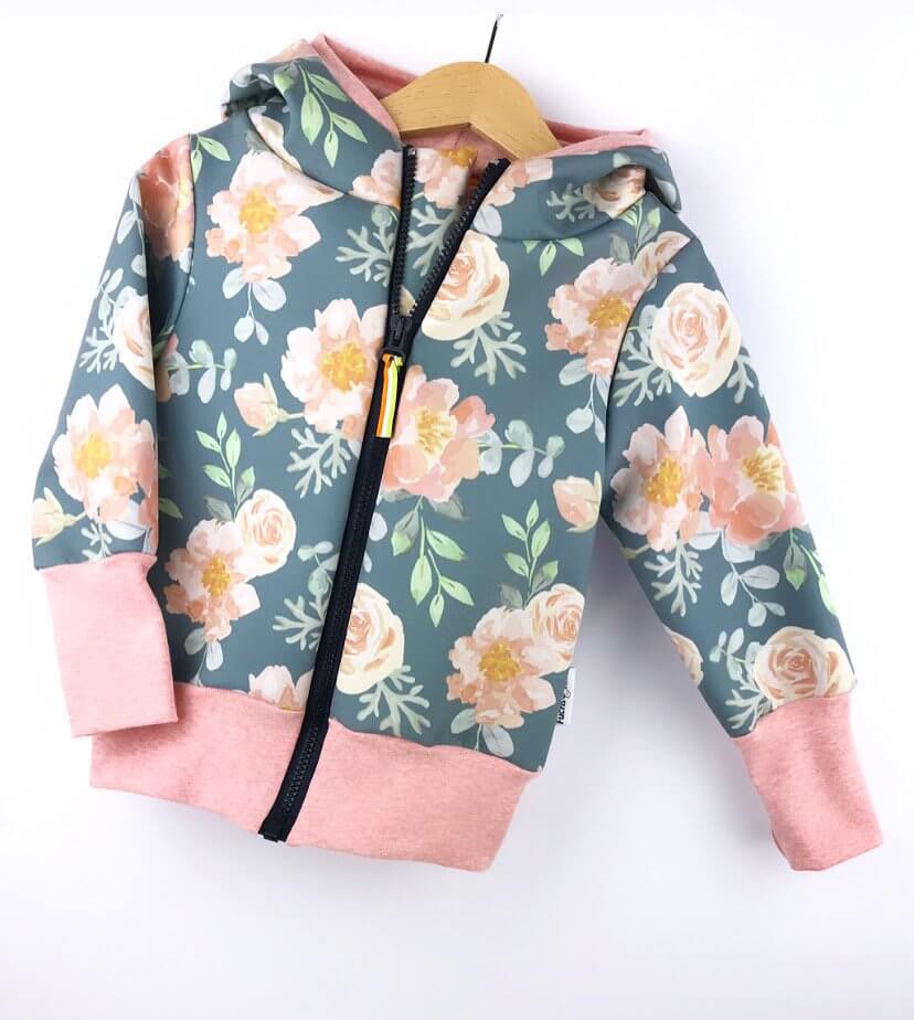 Softshelljacke Rosenzauber petrol