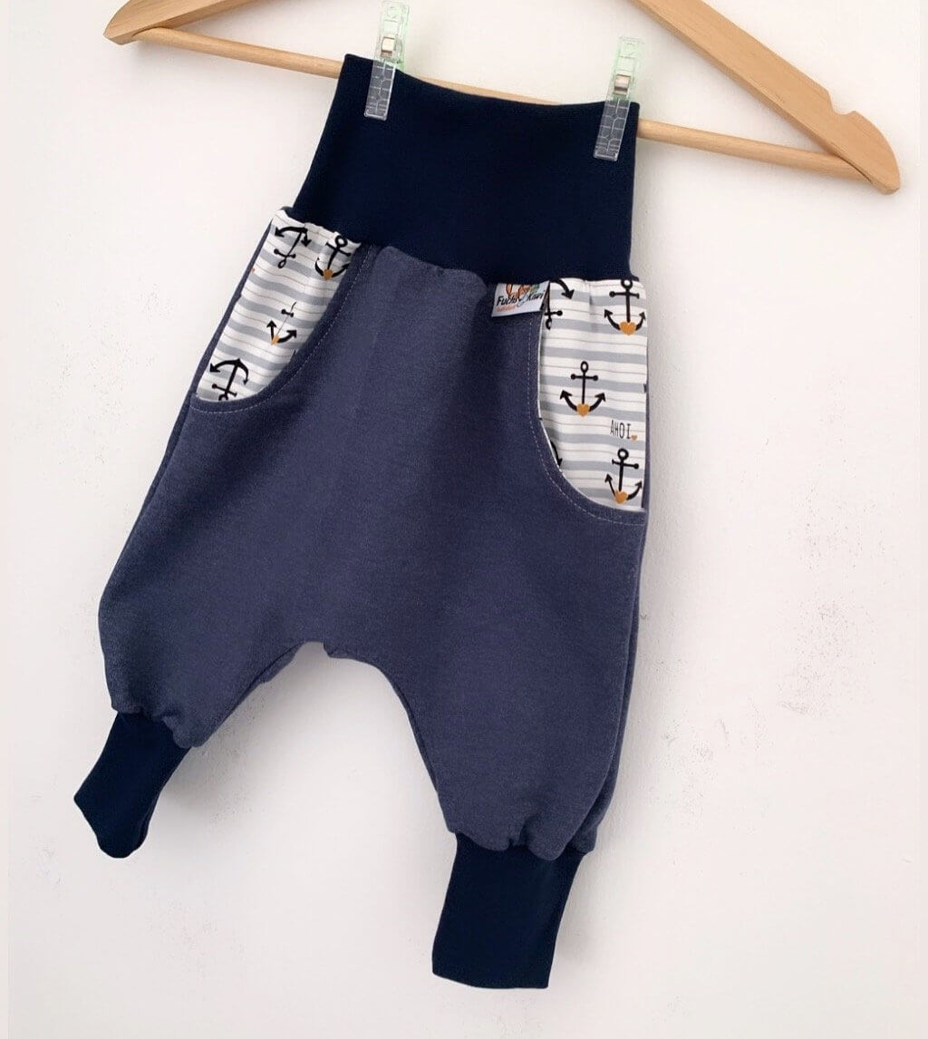Individuell Sweat Pumphose dunkelblau