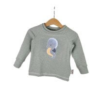 Langarmshirt Seepferdchen-Patch mint