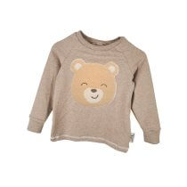 Langarmshirt Teddy-Patch sand