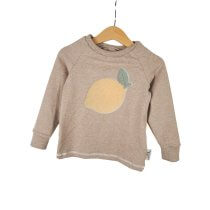 Langarmshirt Zitrone-Patch sand
