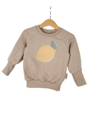 Pullover Zitrone-Patch sand