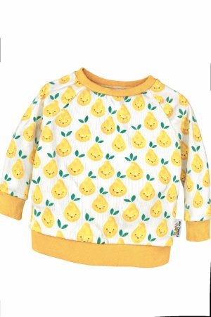 Pullover Feinripp Zitrone