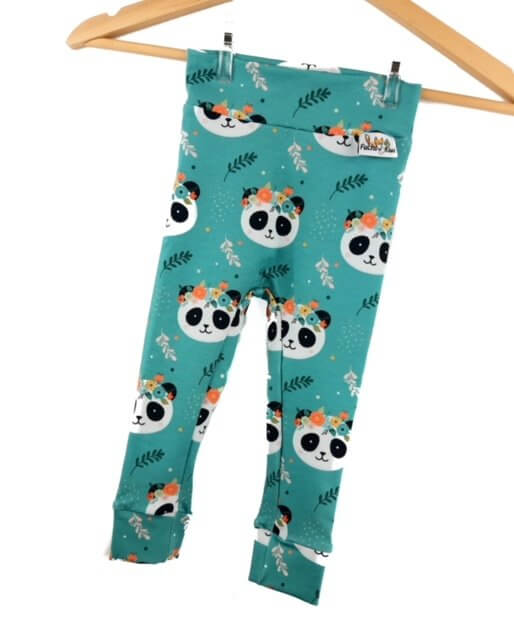 Leggings Panda petrol