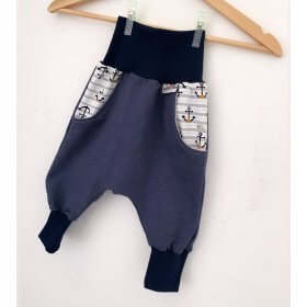 Individuell Sweat Pumphose dunkelblau