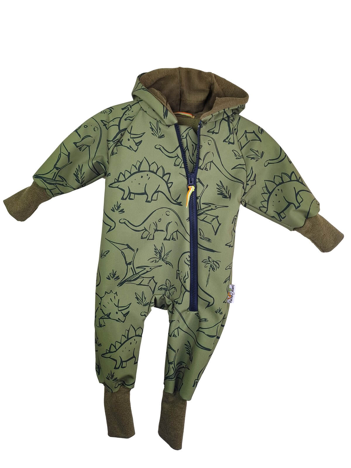 Softshelloverall Dinos khaki