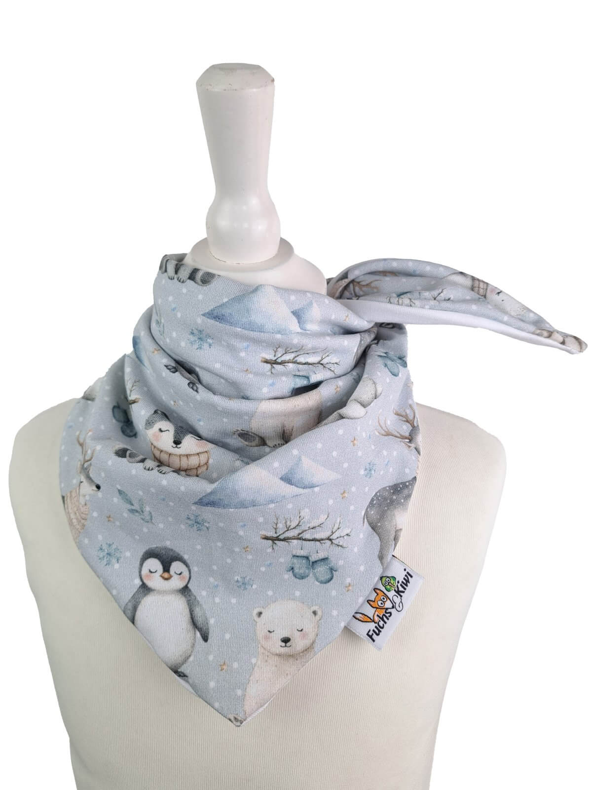 Halstuch zum Binden Schneezauber