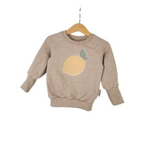 Pullover Zitrone-Patch sand