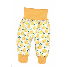 Pumphose Feinripp Zitrone