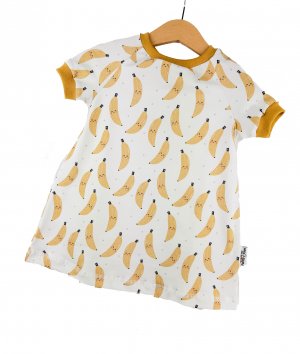 Kurzarmkleid Bananen