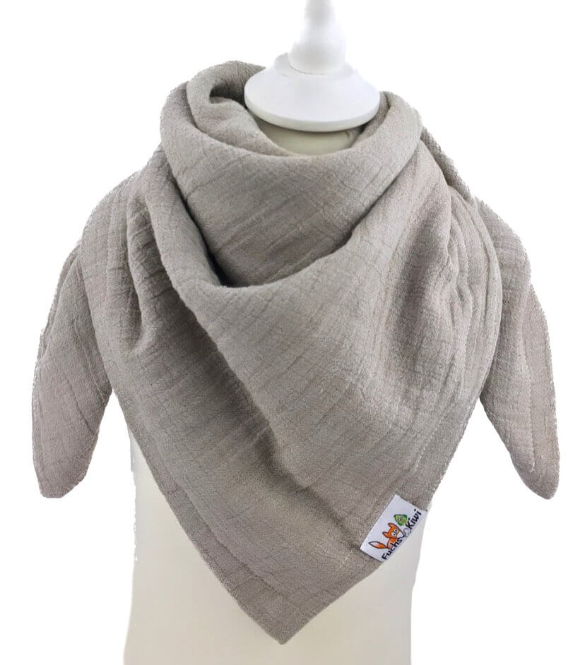 Tuch zum Binden Musselin sand meliert