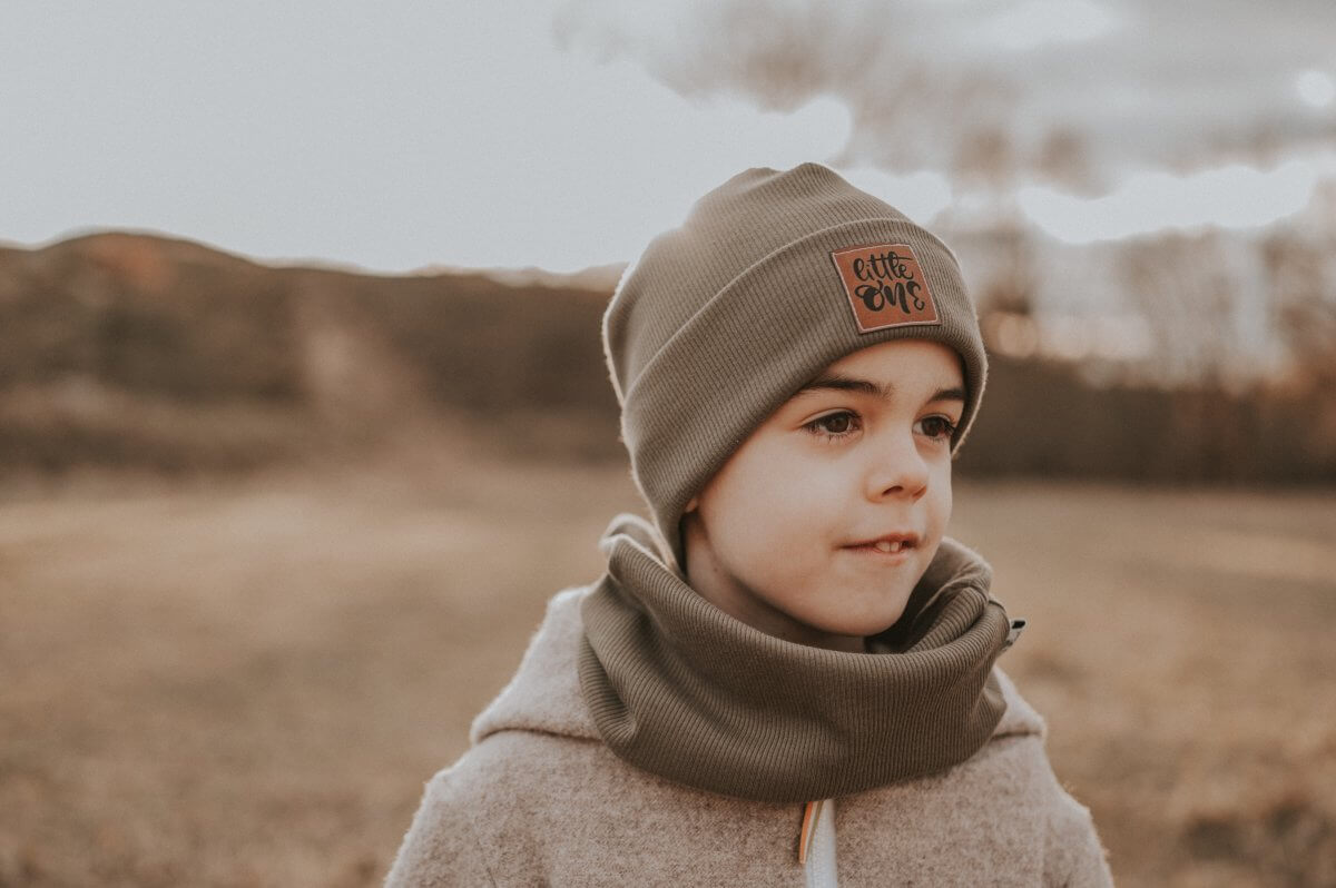 Hipster Beanie Feinripp dunkelblau