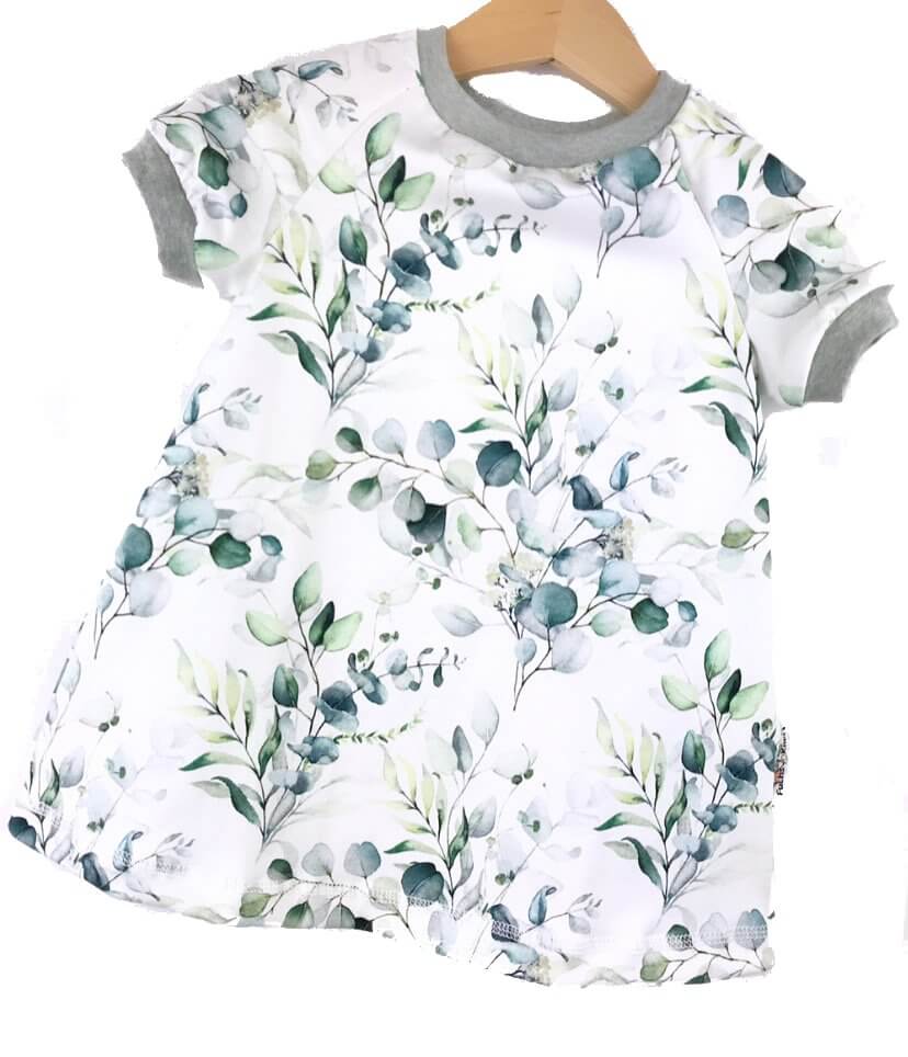 Kurzarmkleid Eukalyptus