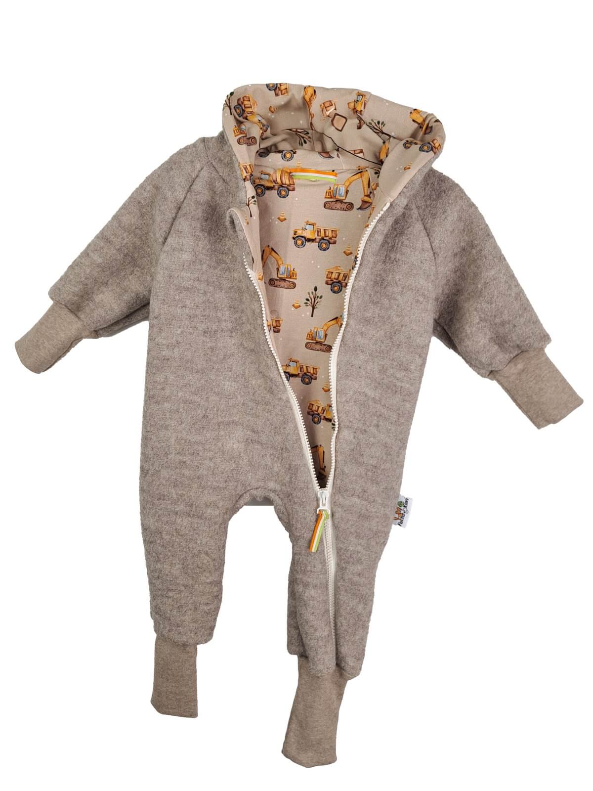 Walkoverall sand meliert mit Baustelle sand