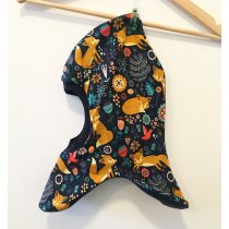 Schlupfmütze Füchse & Blumen 46-48