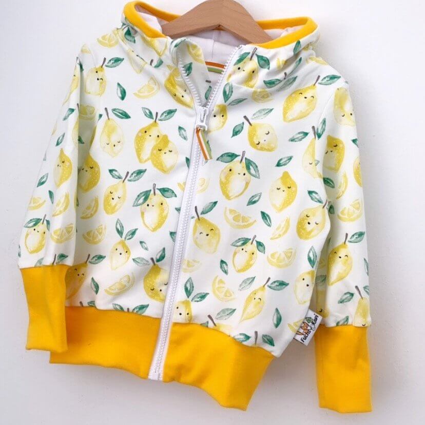 Sweatjacke Zitronen